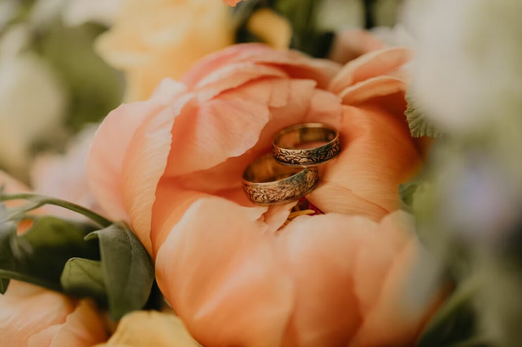 Alliances en pièce de monnaie Eliane Création