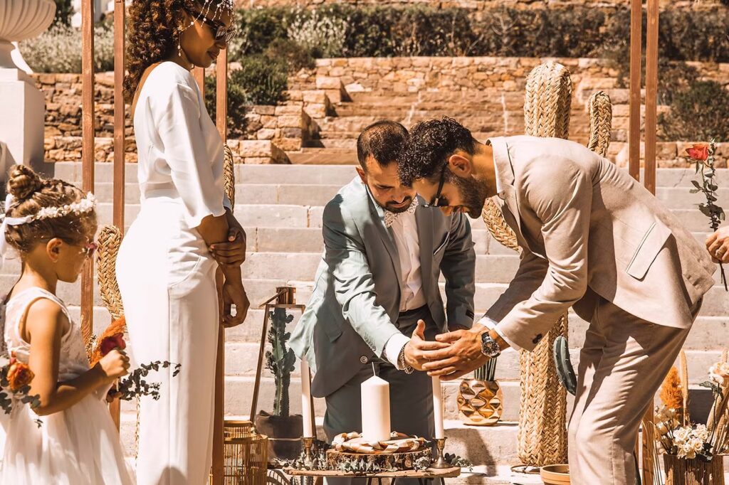 rituel cérémonie mariage bougies