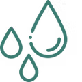 icône gouttes d'eau
