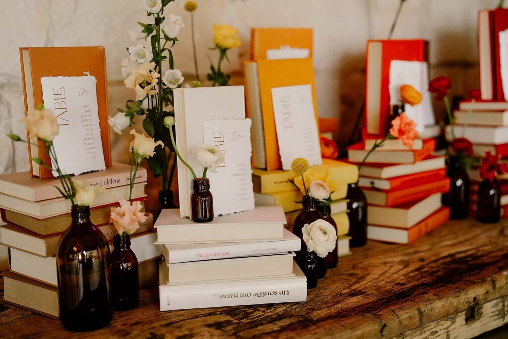 Carte plan de table mariage - Faire-part green