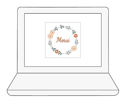 impression papier ensemencé graines faire-part green