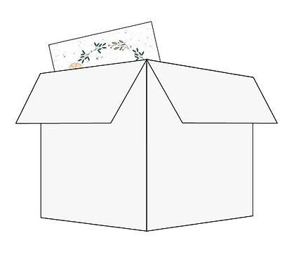 impression personnalisée papier ensemencé Faire-part green