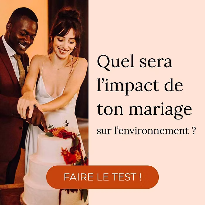 Quel sera l'impact de ton mariage sur l'environnement Margoo