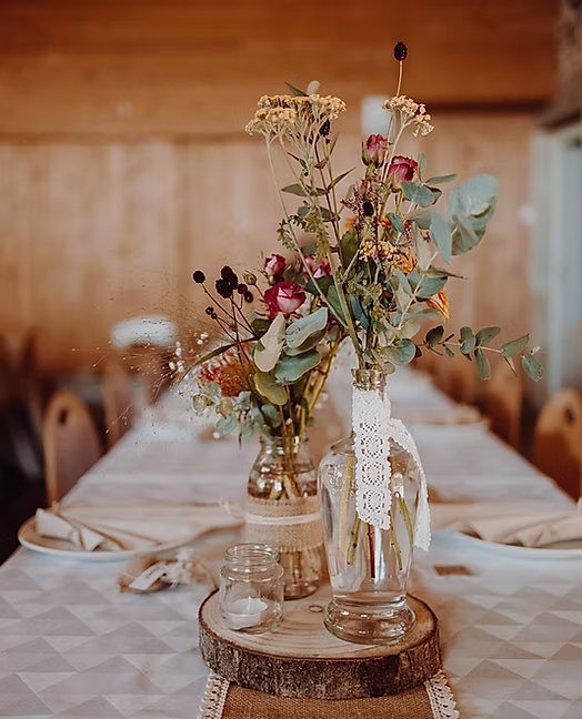 table mariage champêtre