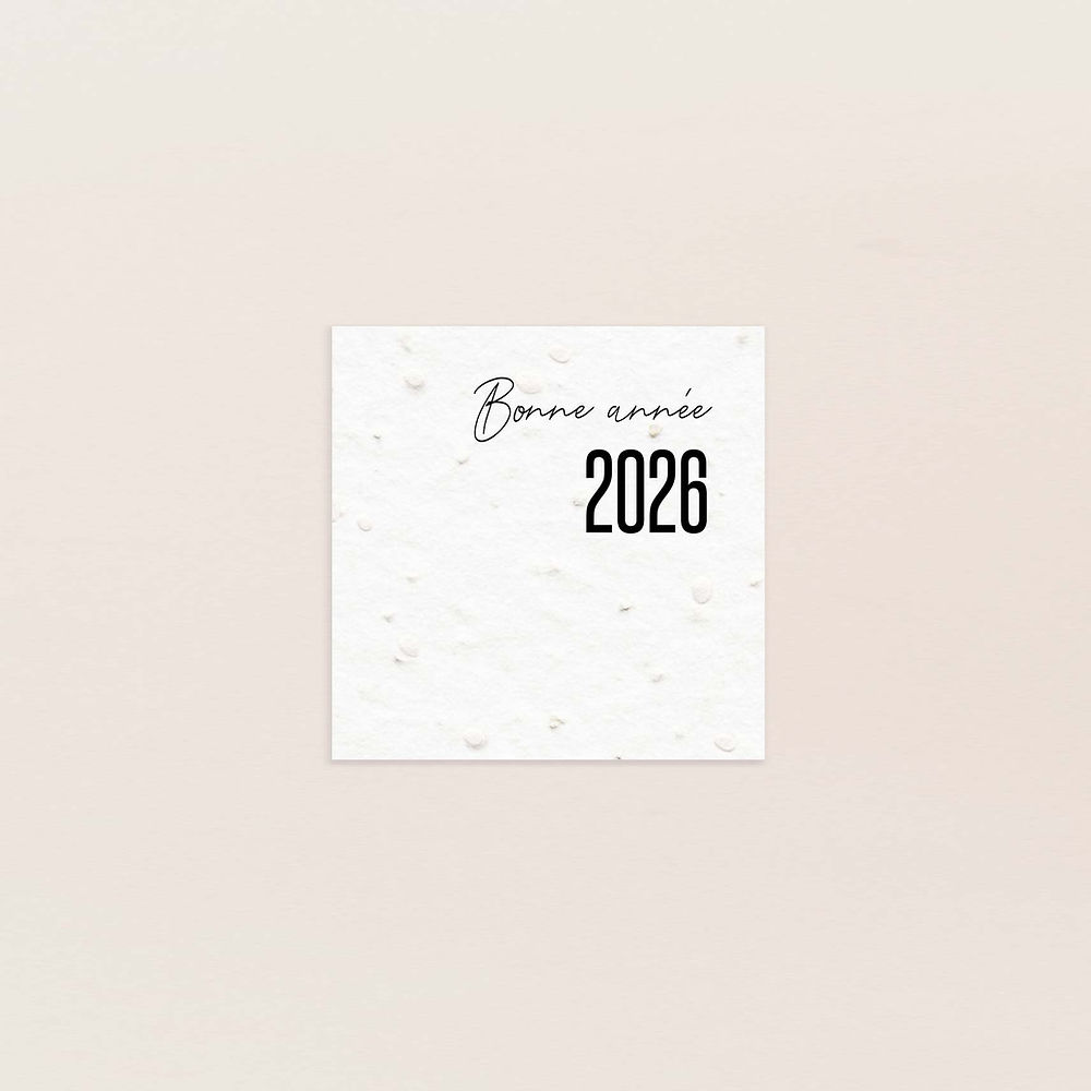 Carte de vœux à planter petit carré modernité – Image 14