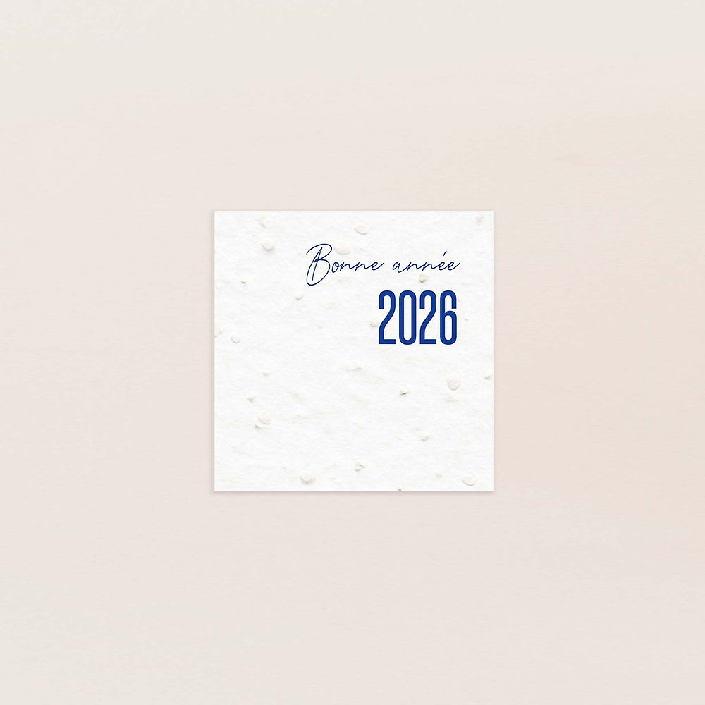 Carte de vœux à planter petit carré modernité – Image 11