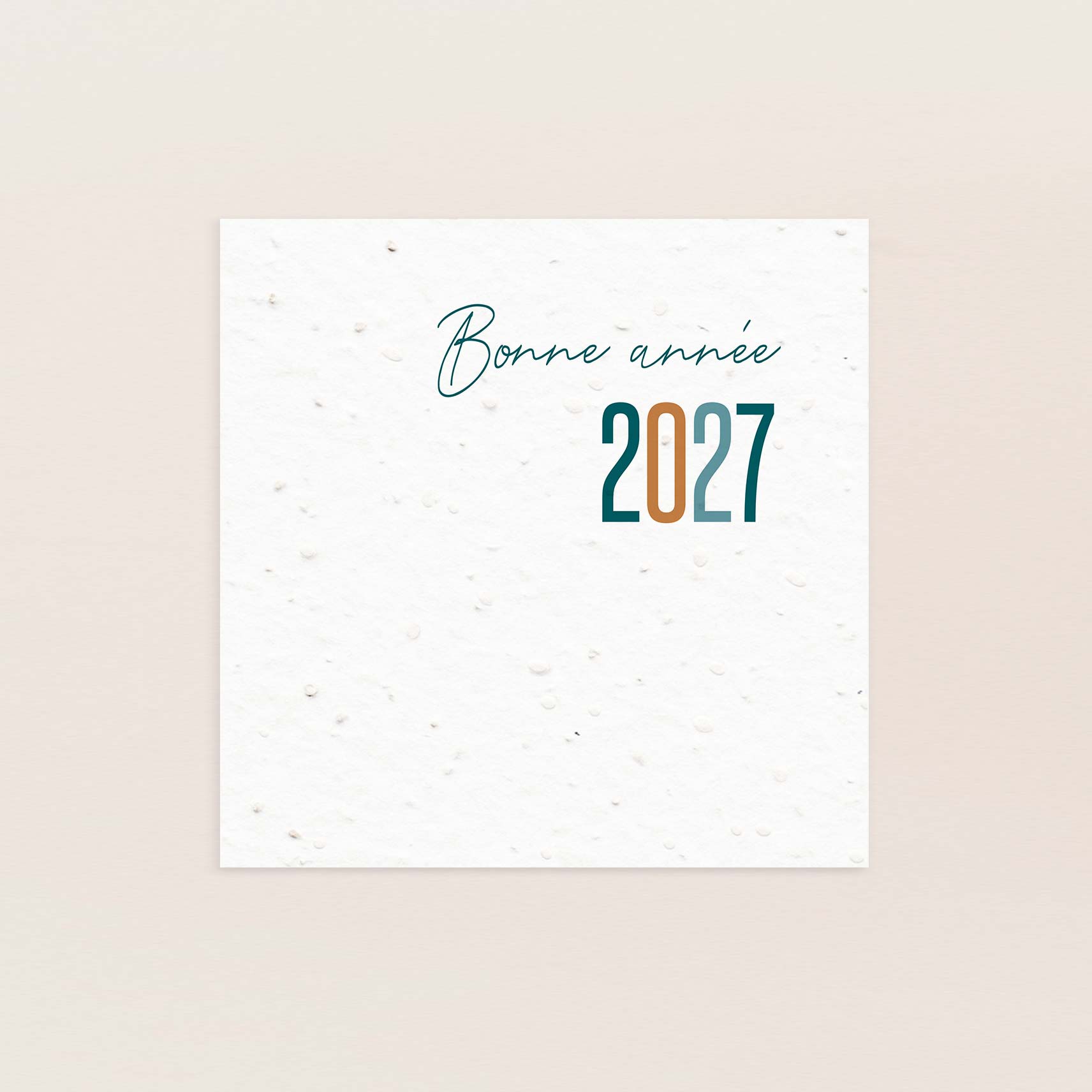 Carte de voeux professionnelle bonne année 2027