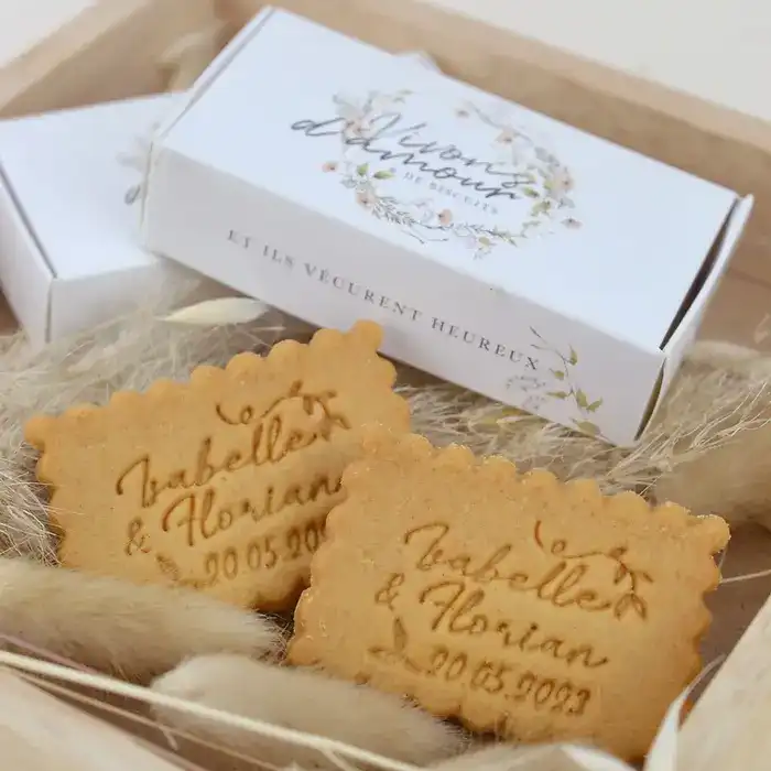 Biscuit cadeau invité mariage