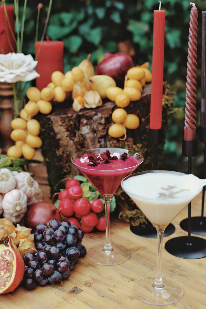 Cocktail mariage vegan