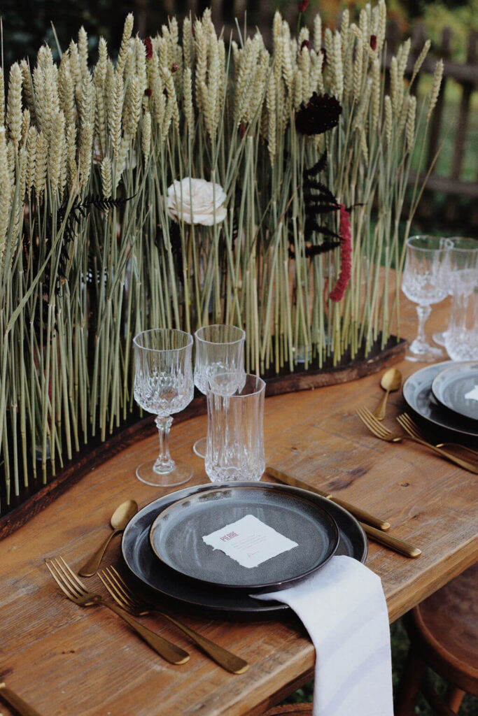 Décoration mariage vegan