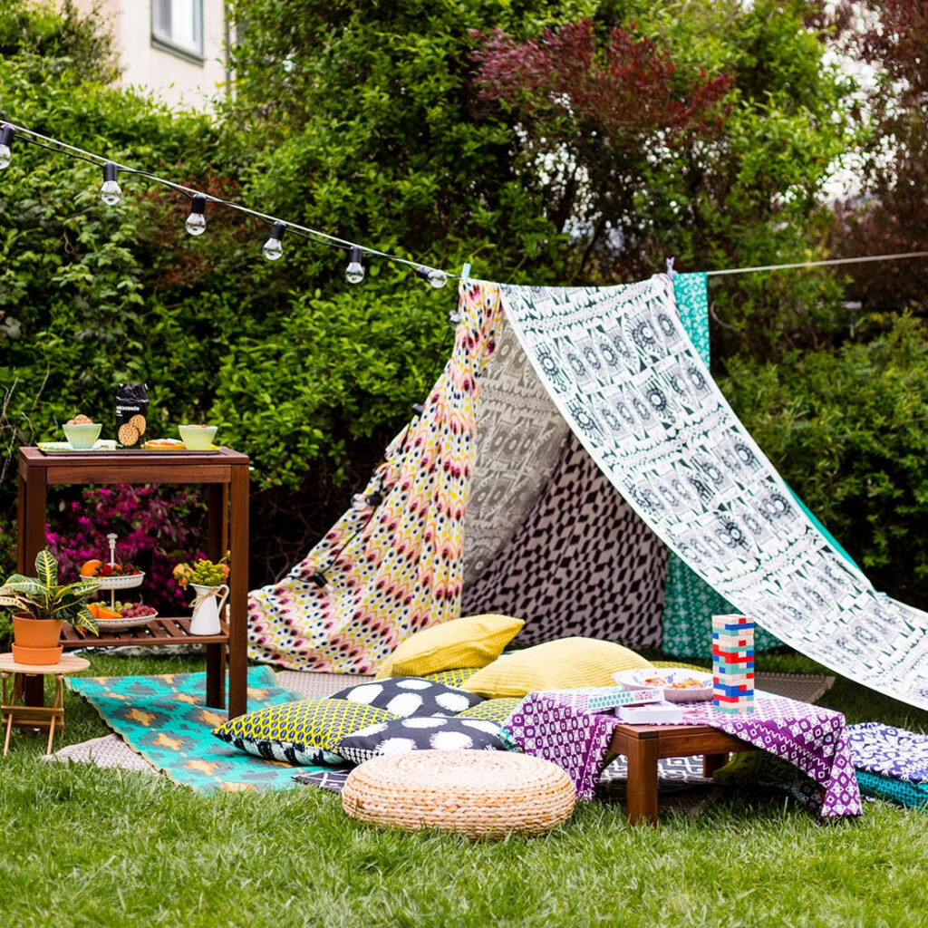 Espace enfant mariage tente