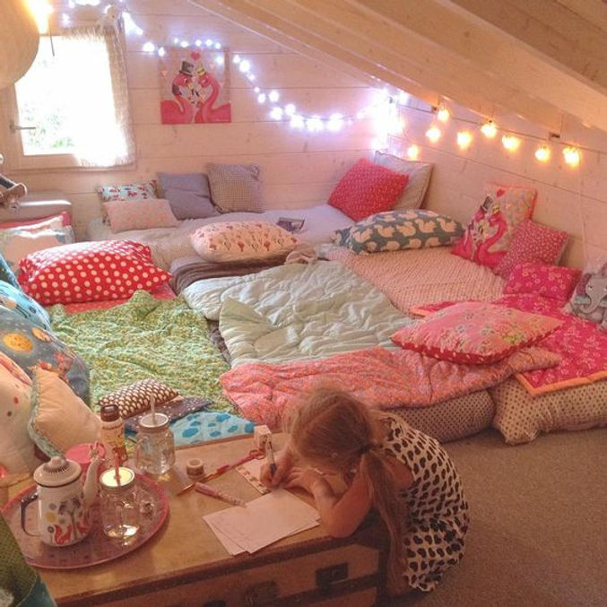 Espace sieste dortoir enfant mariage