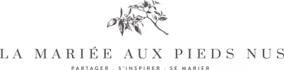 La mariée aux pieds nus blog mariage logo