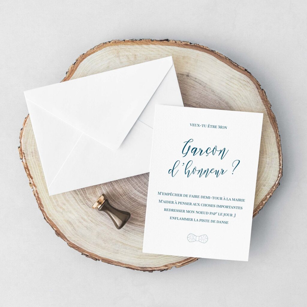 Carte veux tu etre mon garçon d'honneur à imprimer pdf