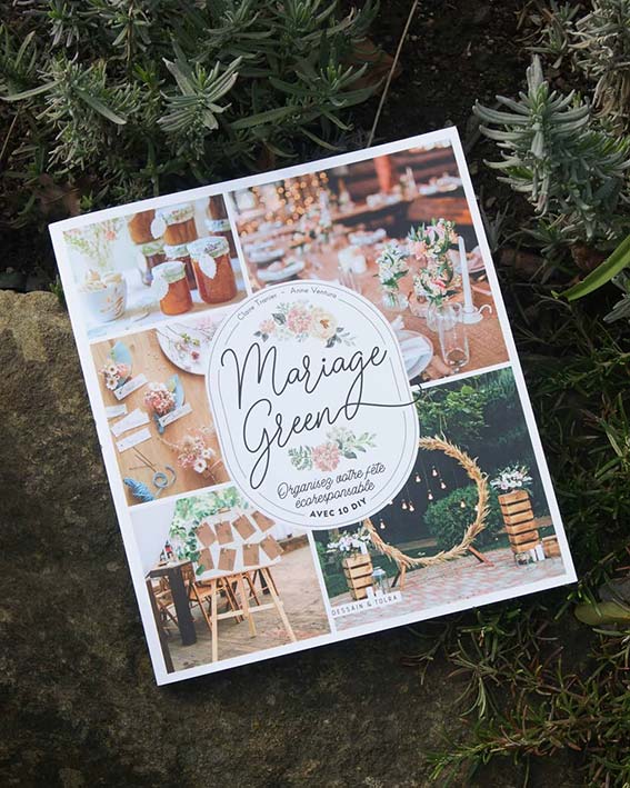 Livre organiser mariage écoresponsable Claire Tranier