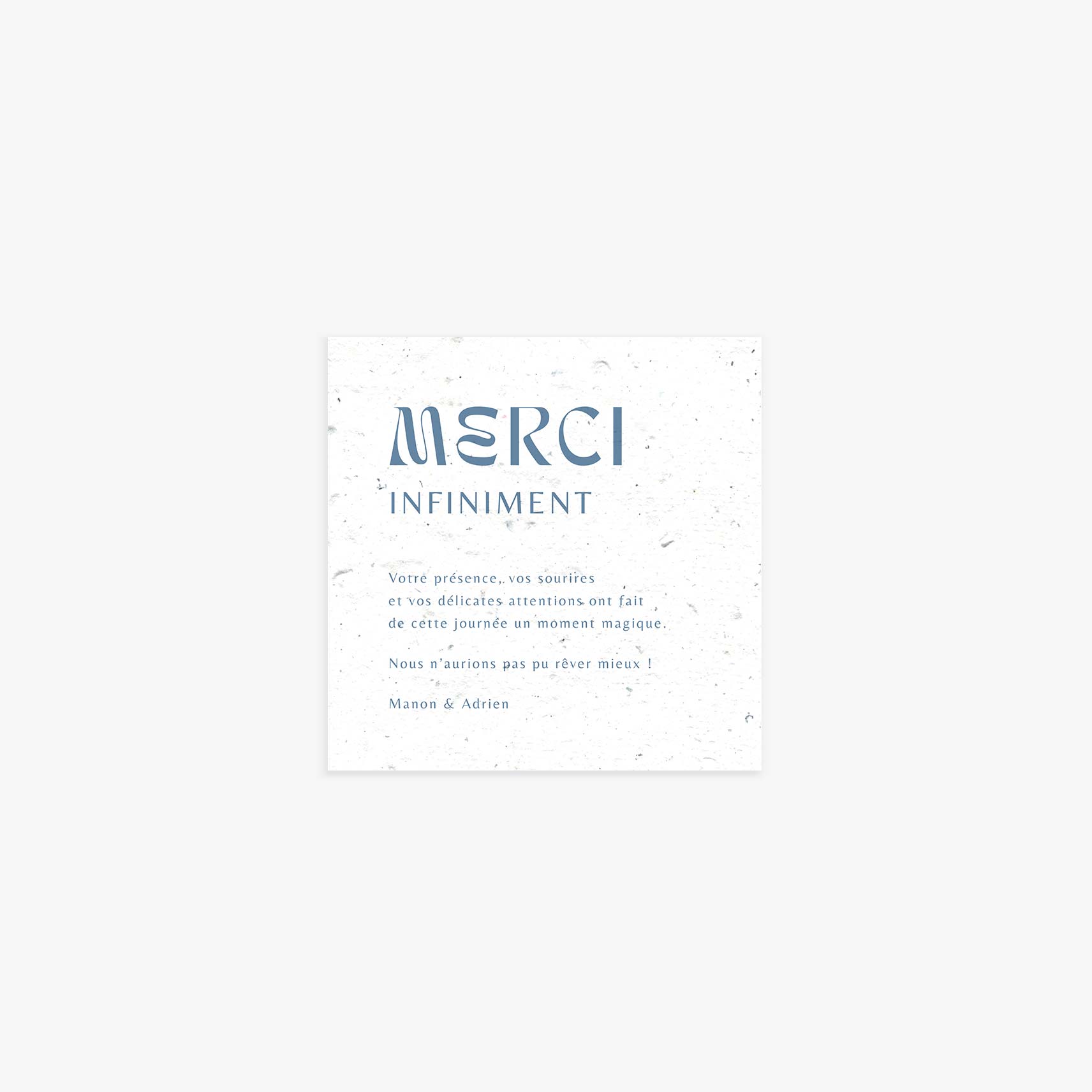 Carte de remerciement mariage originale (à planter)