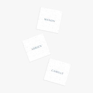 Marque place mariage simple et chic