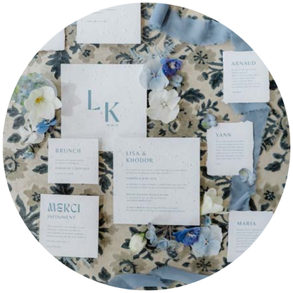 Papeterie mariage simple et chic