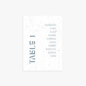 Plan de table mariage original - Faire-part green