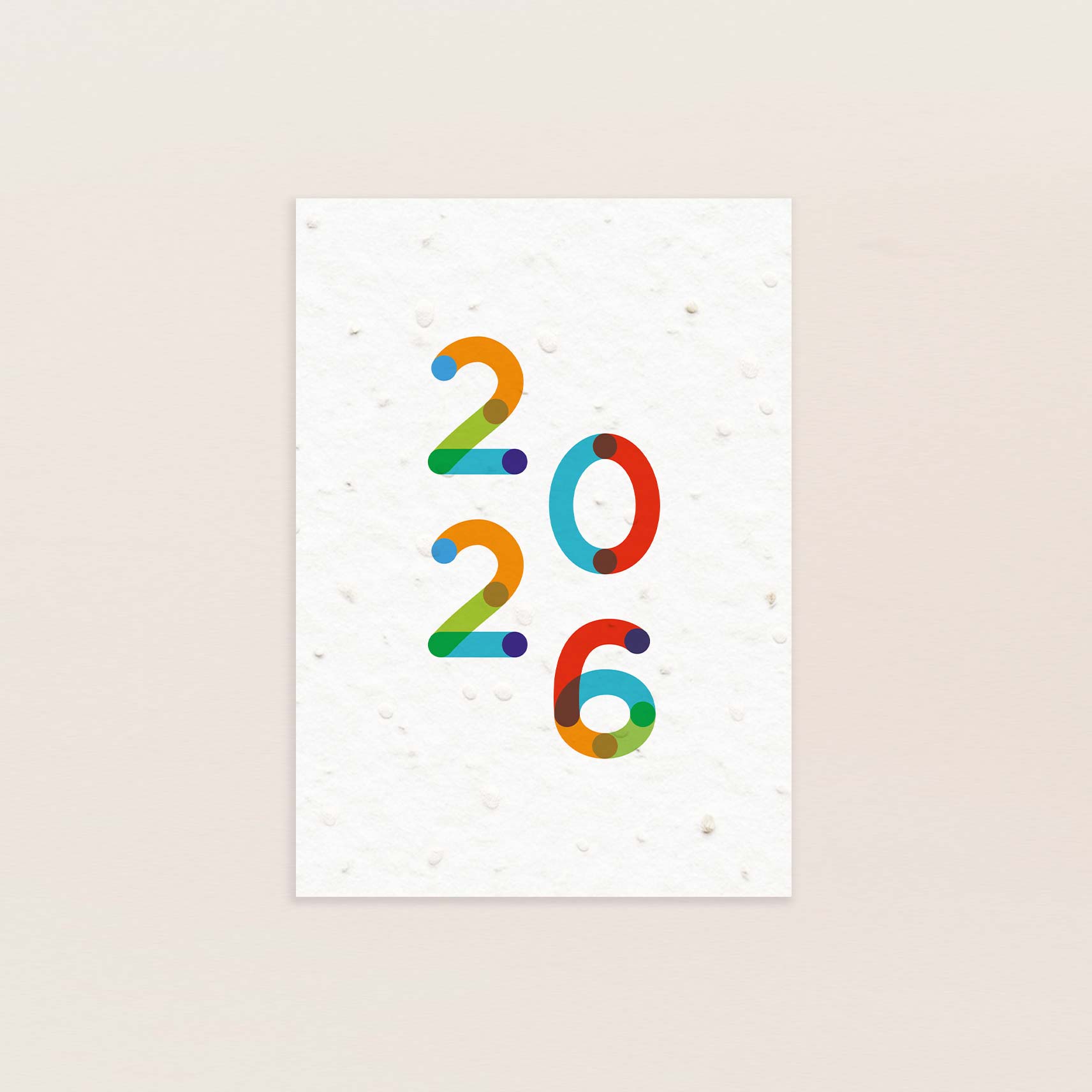 Carte de voeux ensemencée Pep's