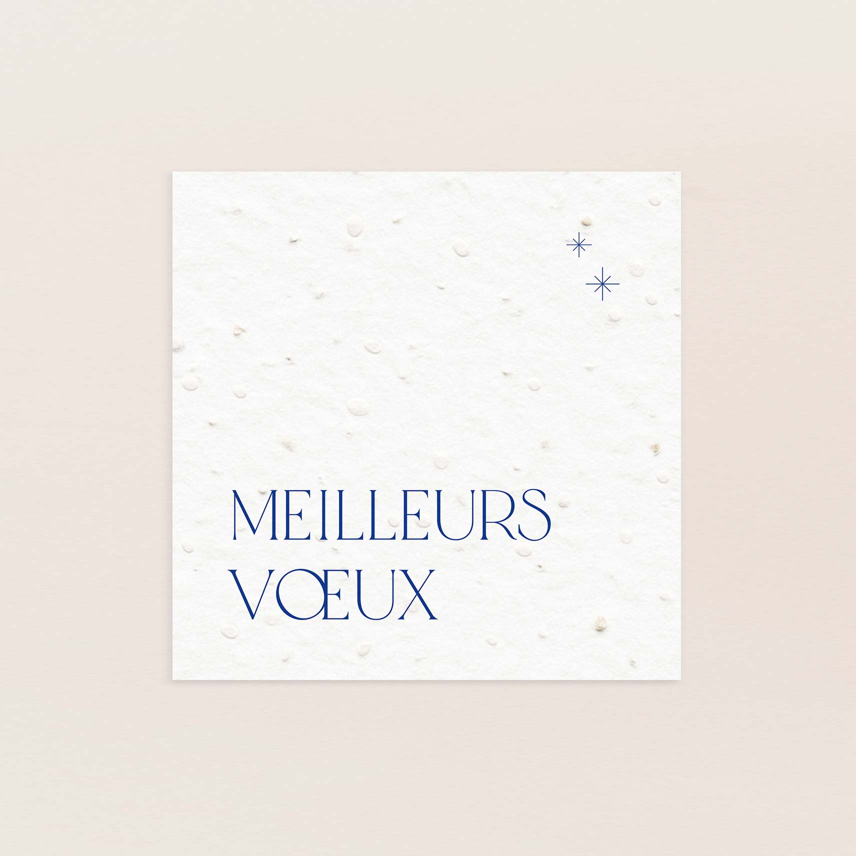 Carte de voeux à planter élégance