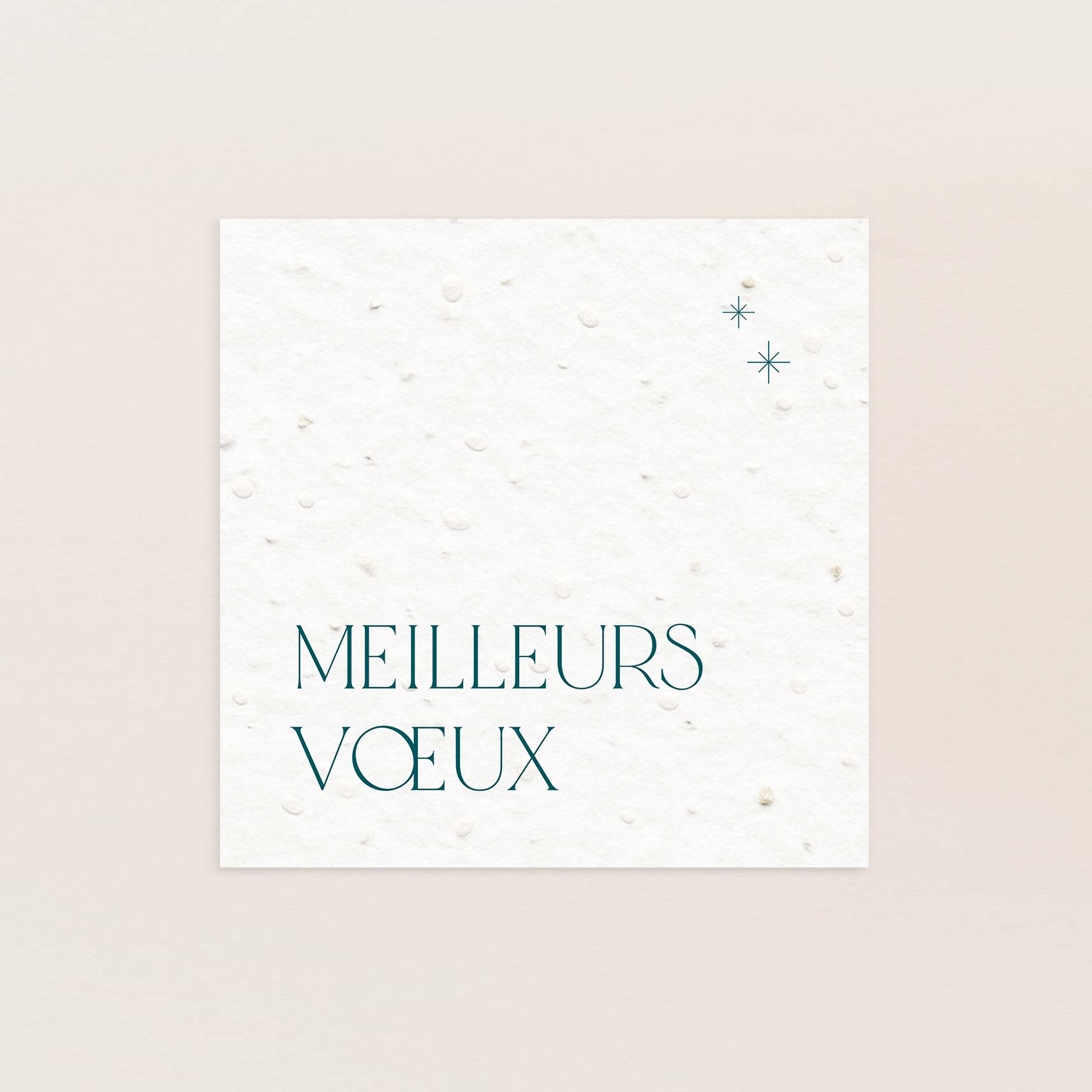 Carte de voeux à planter élégance