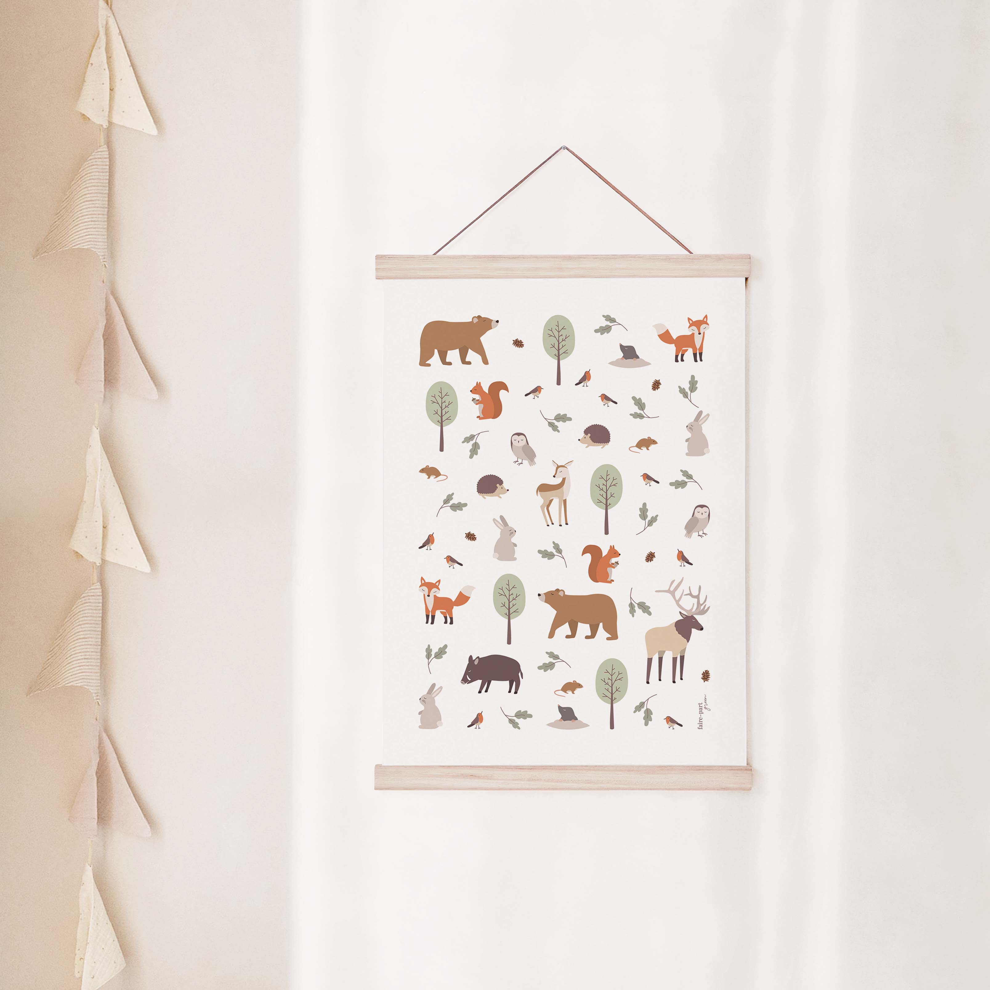 affiche-animaux-foret-chambre-enfant-faire-part-green.jpg