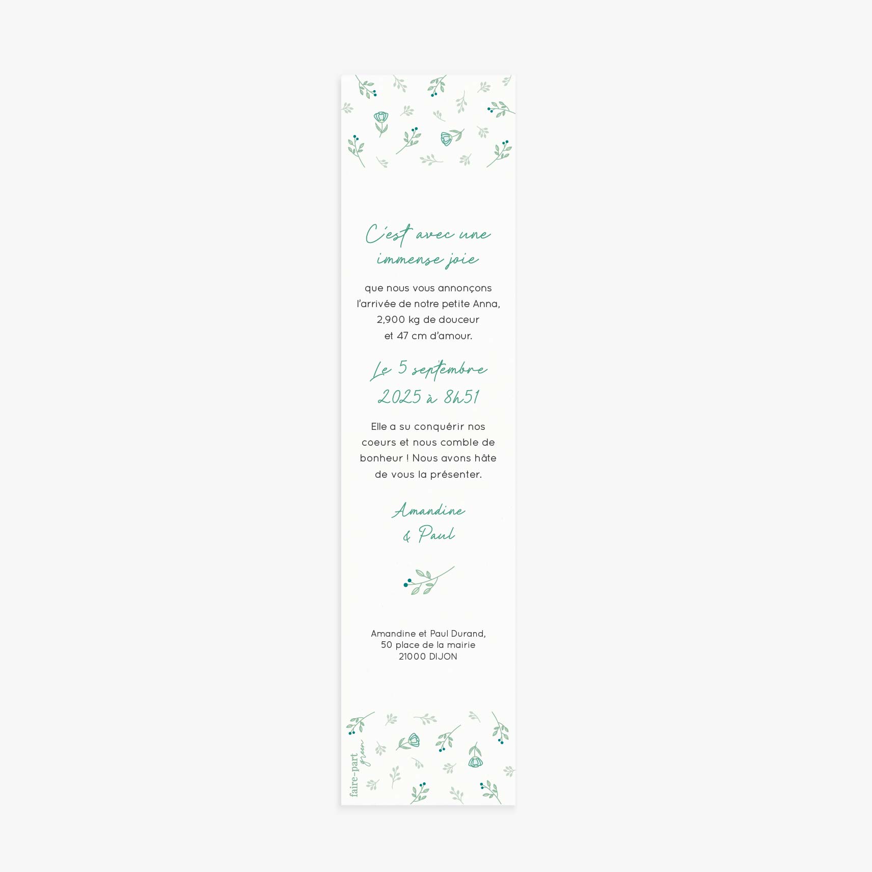 Faire-part-naissance-marque-page-douceur-fleur-vert-verso.jpg